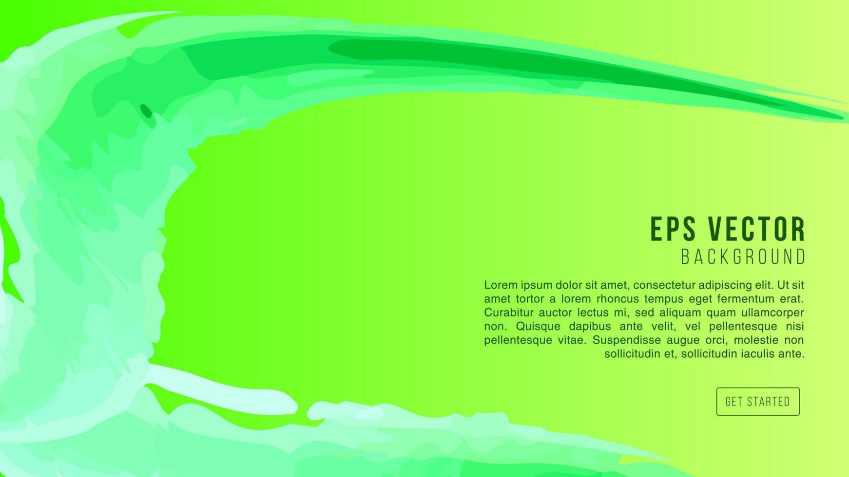 vector abstract bright green, yellow gradient watercolor background for your design greeting cards and invitations of wedding, birthday, mother day and other seasonal holiday