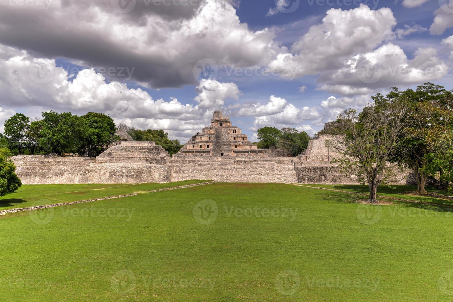 Edzna is a Maya archaeological site in the north of the Mexican state of Campeche. Building of Five Floors. photo