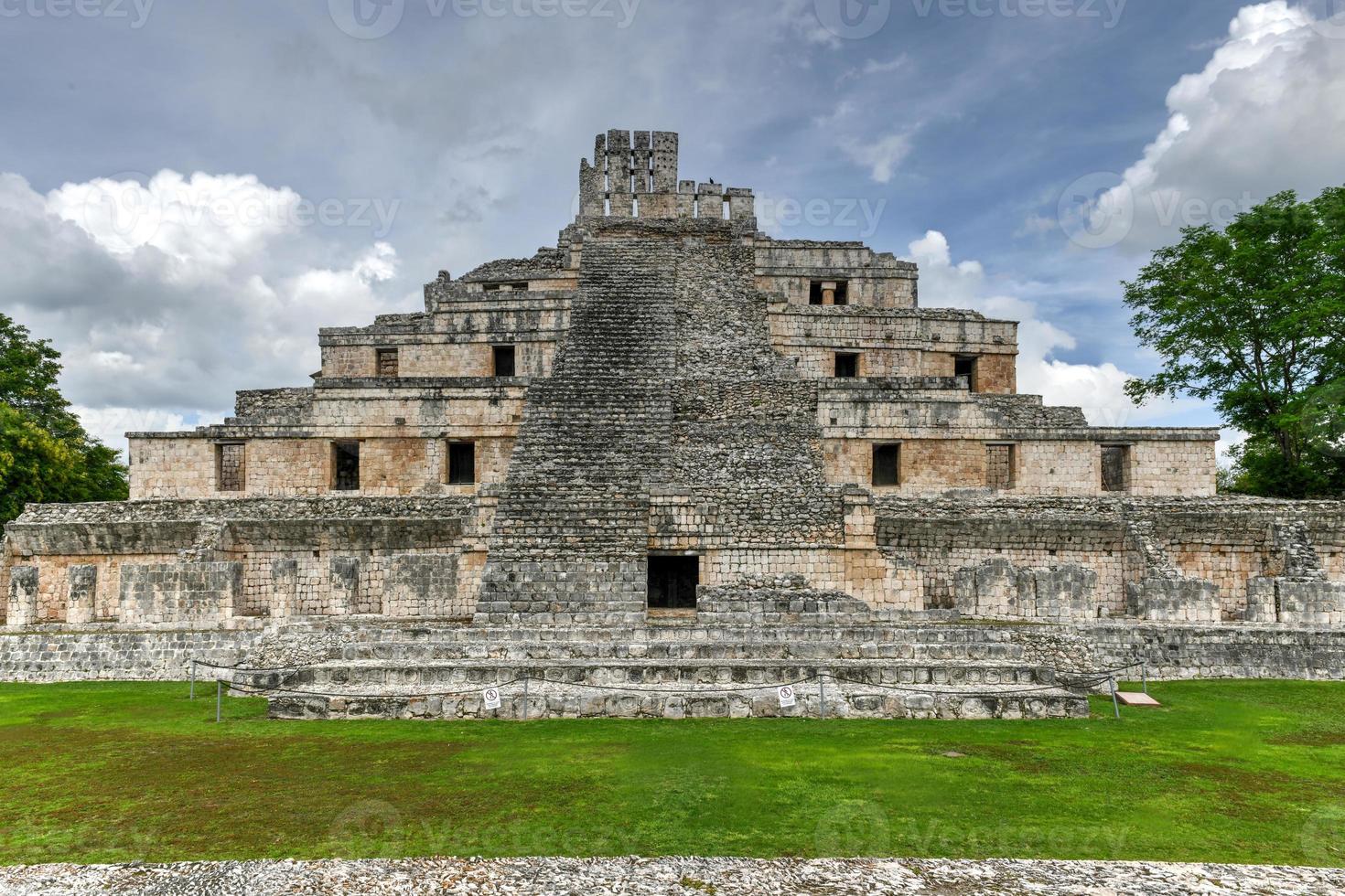 Edzna is a Maya archaeological site in the north of the Mexican state of Campeche. Building of Five Floors. photo