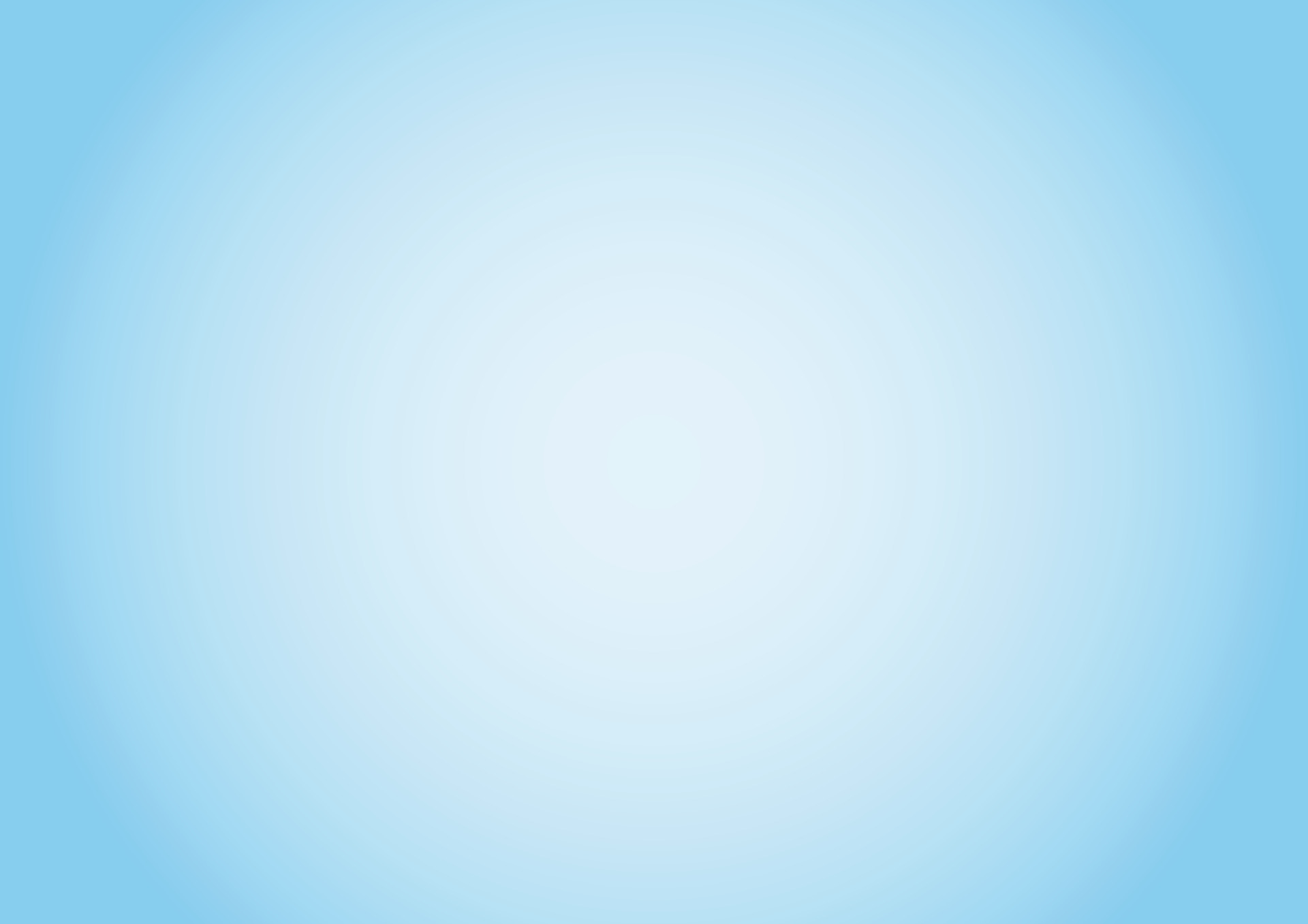 Sky Blue Gradient Background Soft Plain Light Blue And White Radial