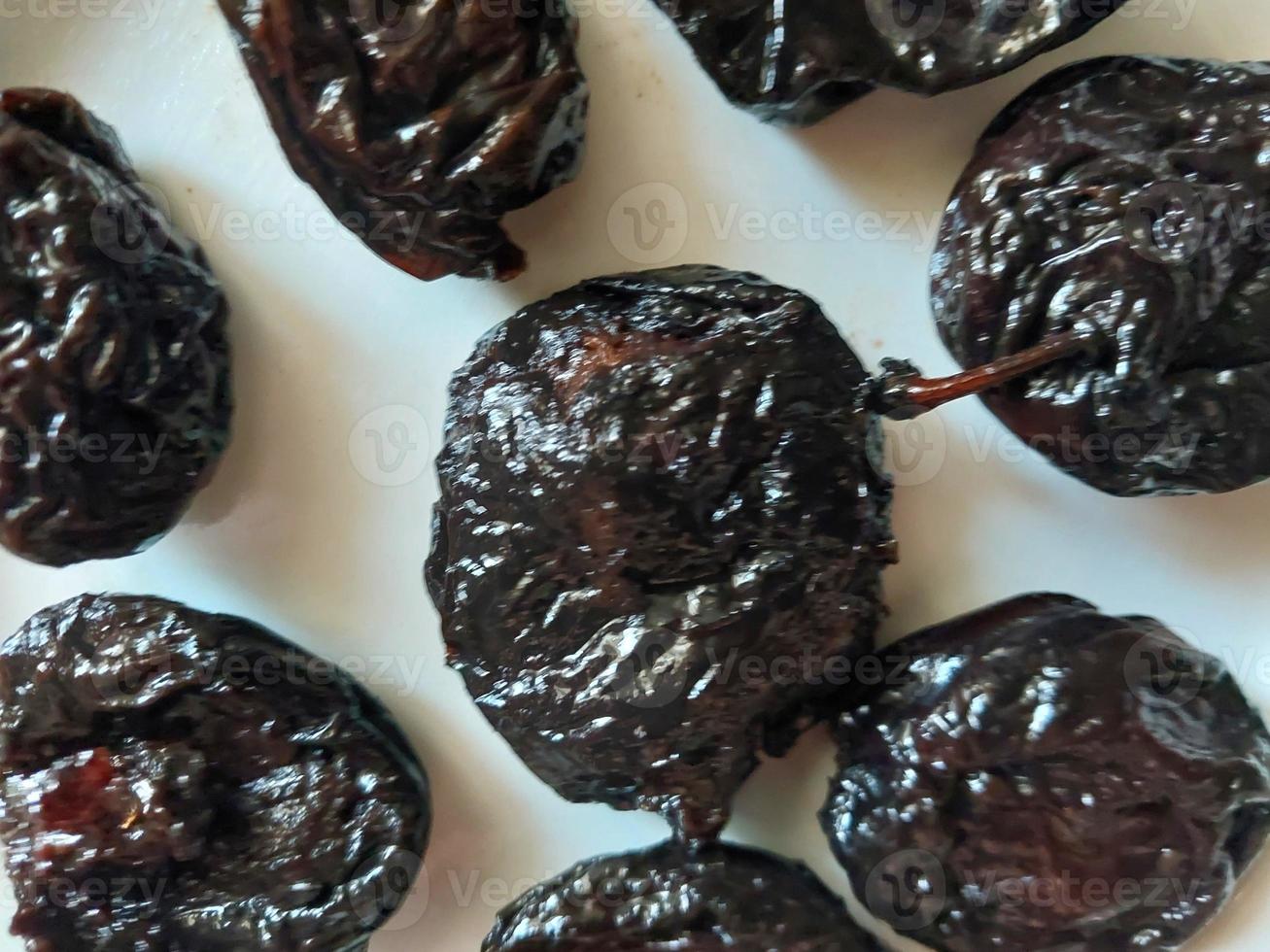 Prunes dried plum healthy food photo