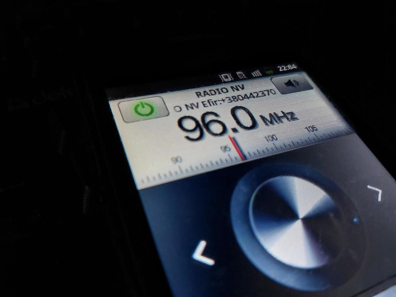 KIEV, UKRAINE - DECEMBER 19, 2022 Frequency of listening to radio stations photo