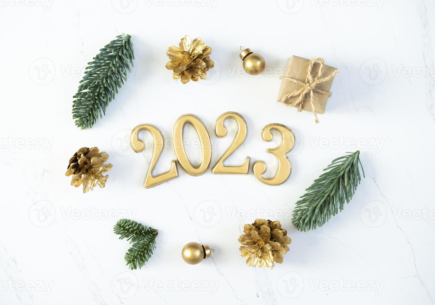 New year 2023 holidays card photo