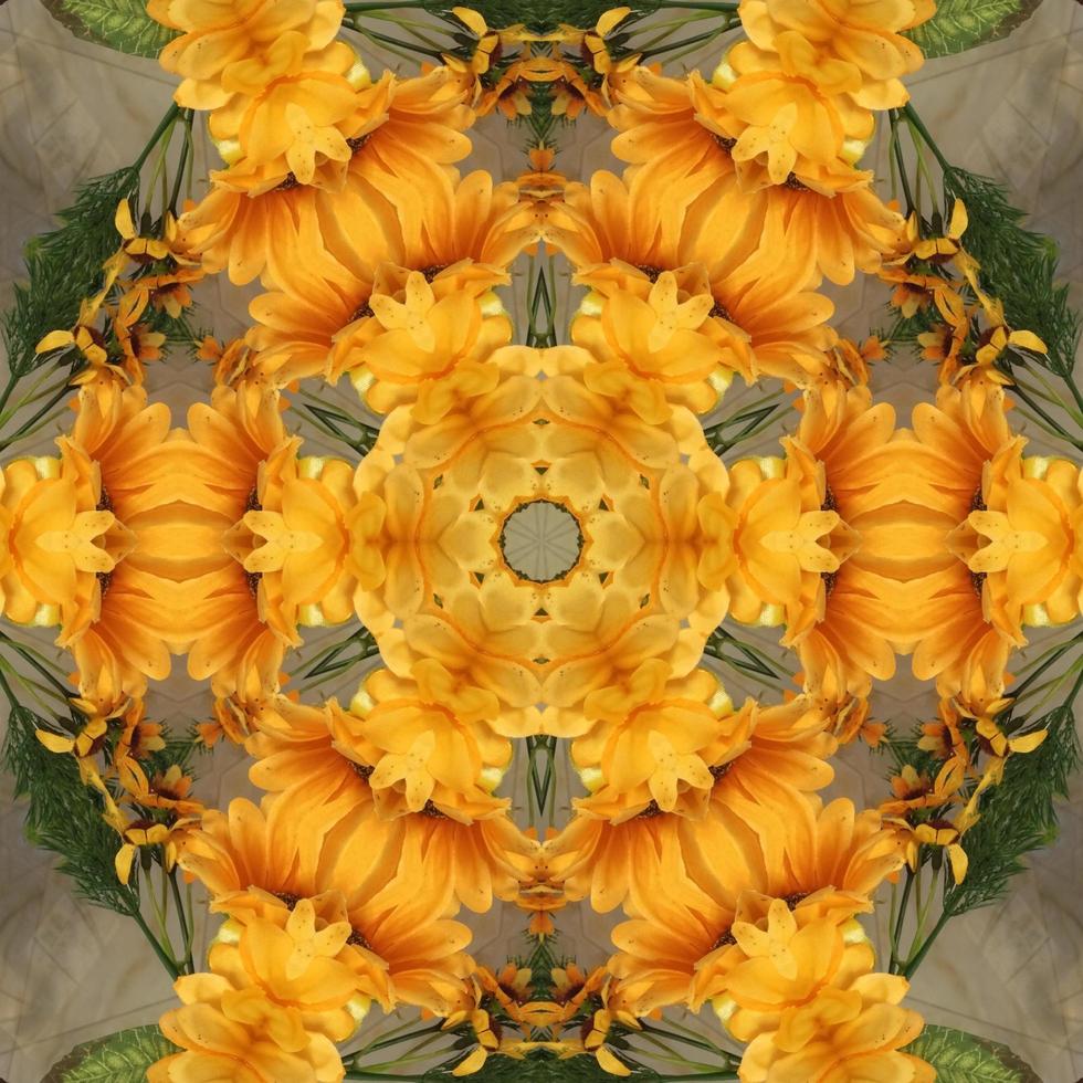 Abstract kaleidoscope backgroun photo