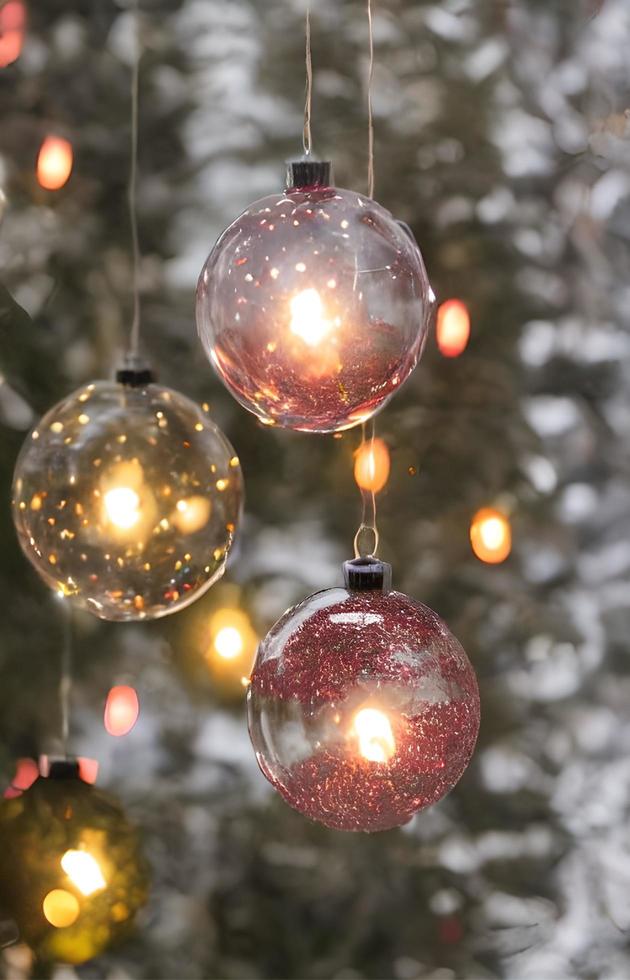 Christmas ornament with lights 16655806 Stock Photo at Vecteezy