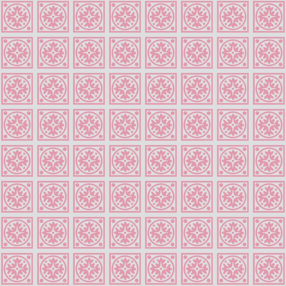 Pink square flower pattern images free download. photo