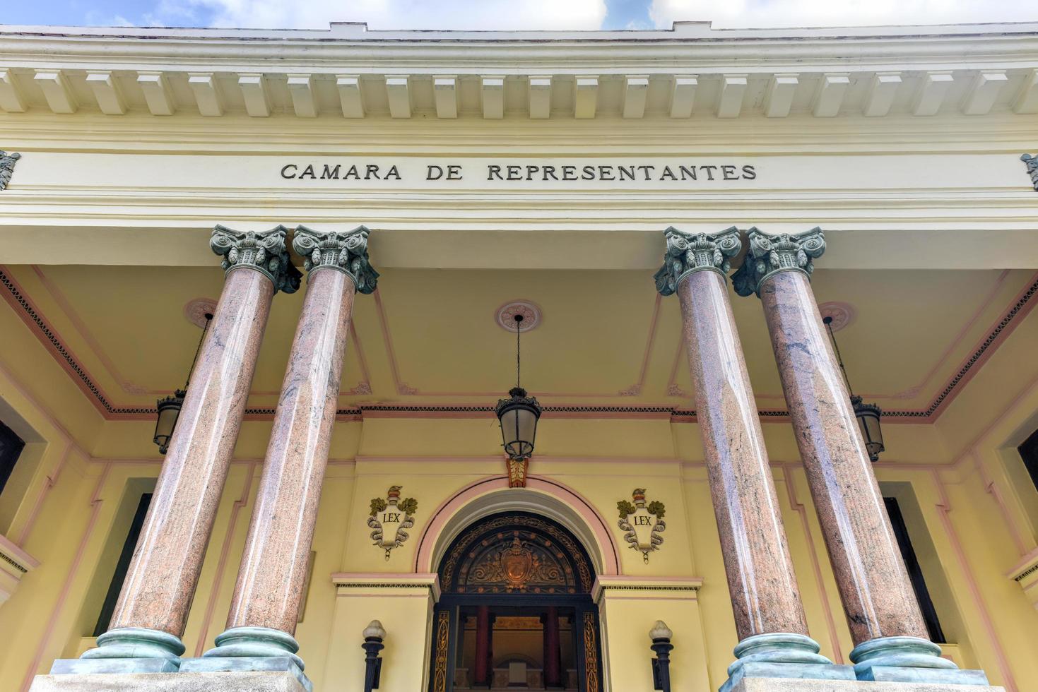 Camara de Representantes - the Republican House of Representatives, which following the Revolution became the town hall in Havana, Cuba, 2022 photo