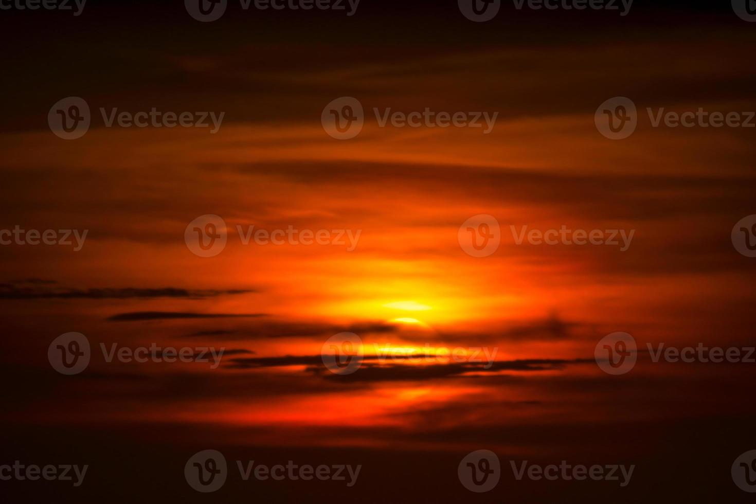 Golden hour sunset sky. Abstract nature background photo