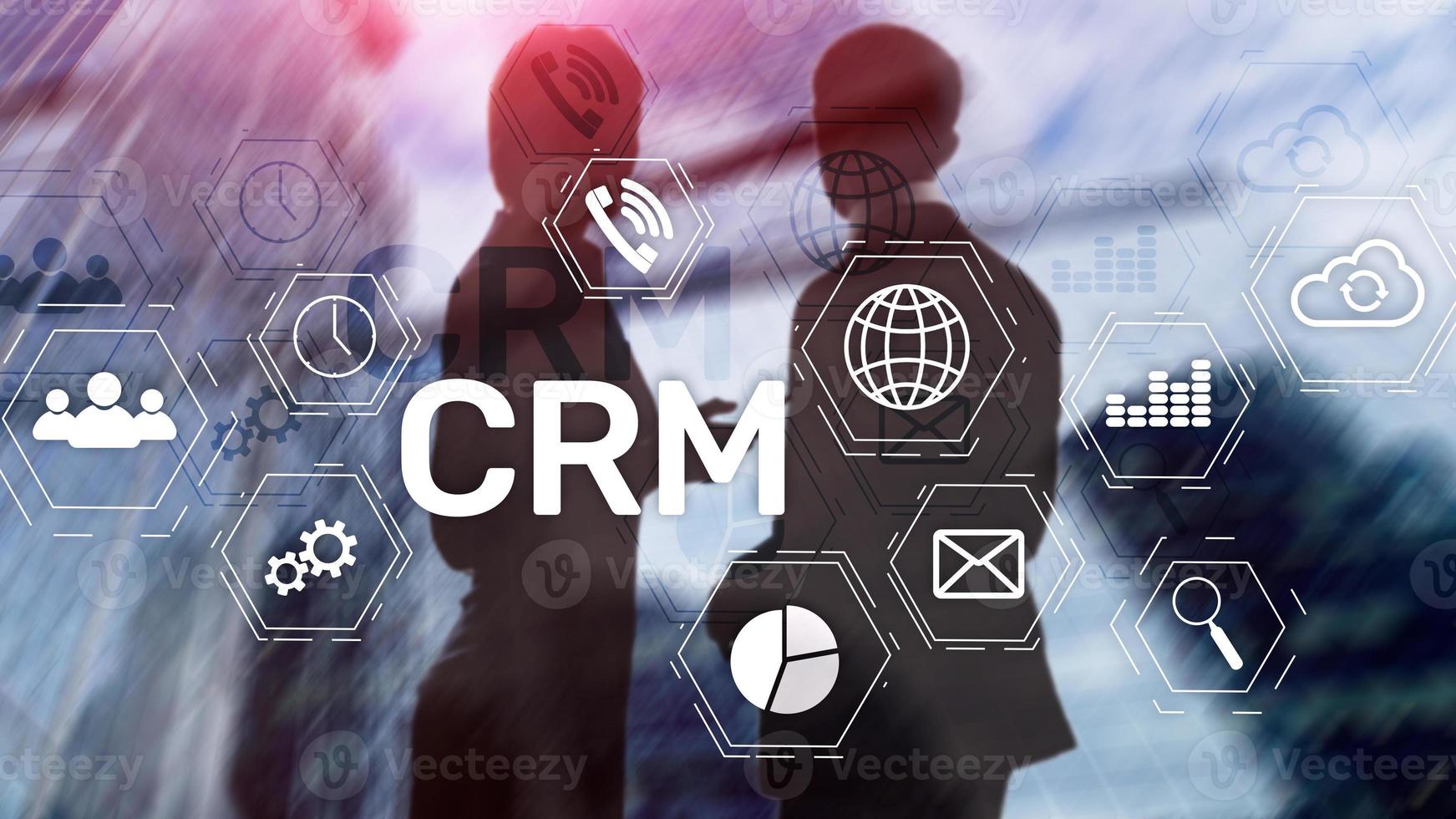 Business Customer CRM Management Analysis Service Concept. Relationship Management photo
