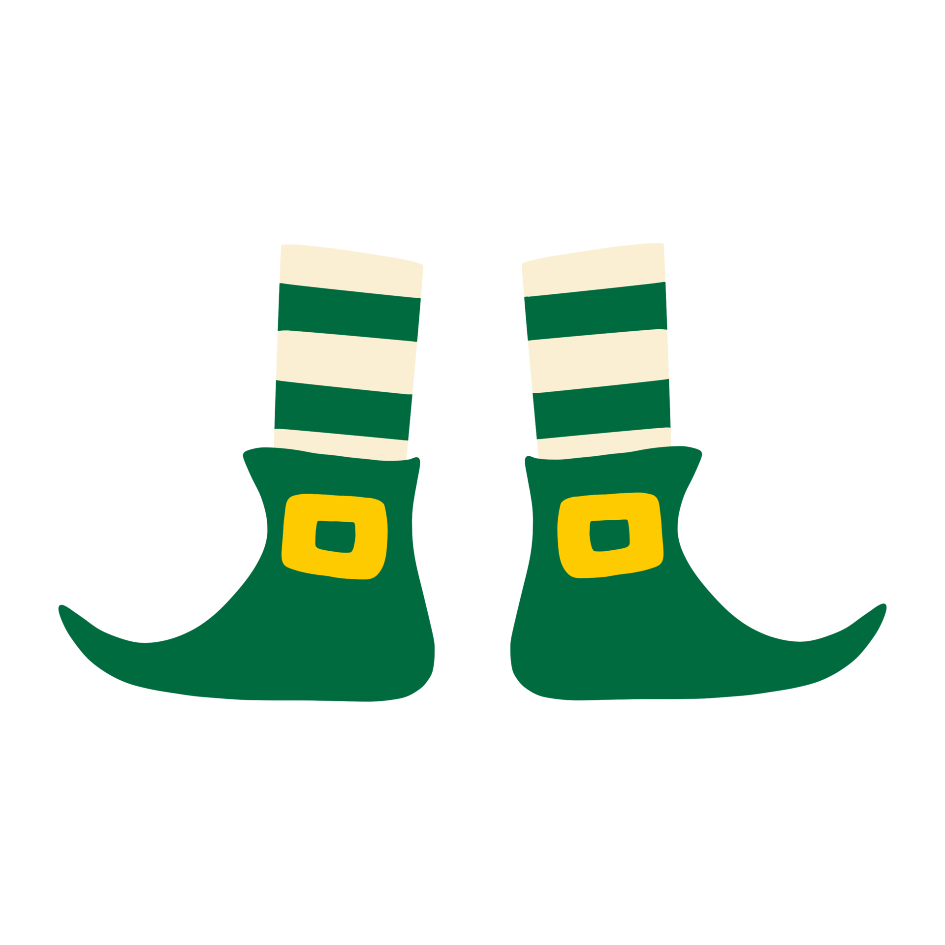Patricks Day Elf Shoes 16658014 PNG