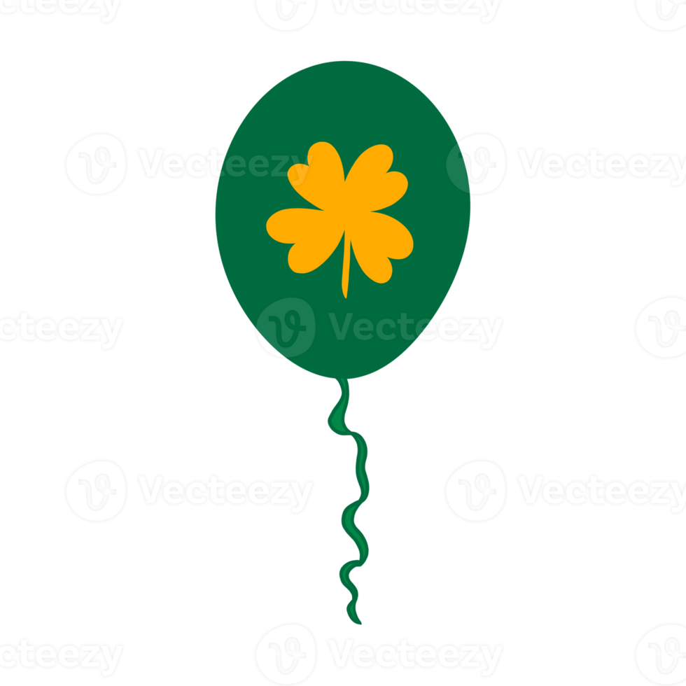 Green Shamrock Balloon 16658023 PNG