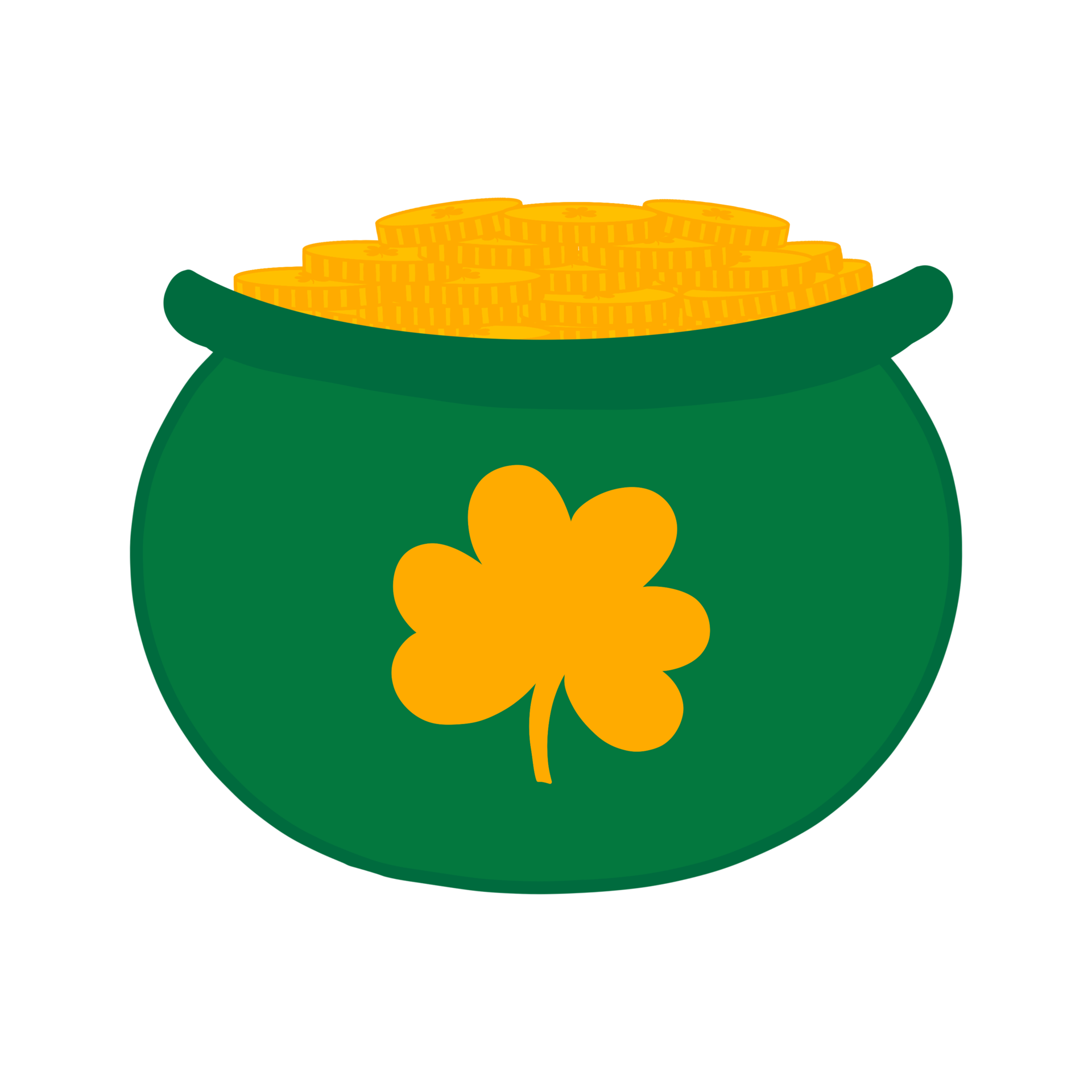 Pot of gold 16658039 png