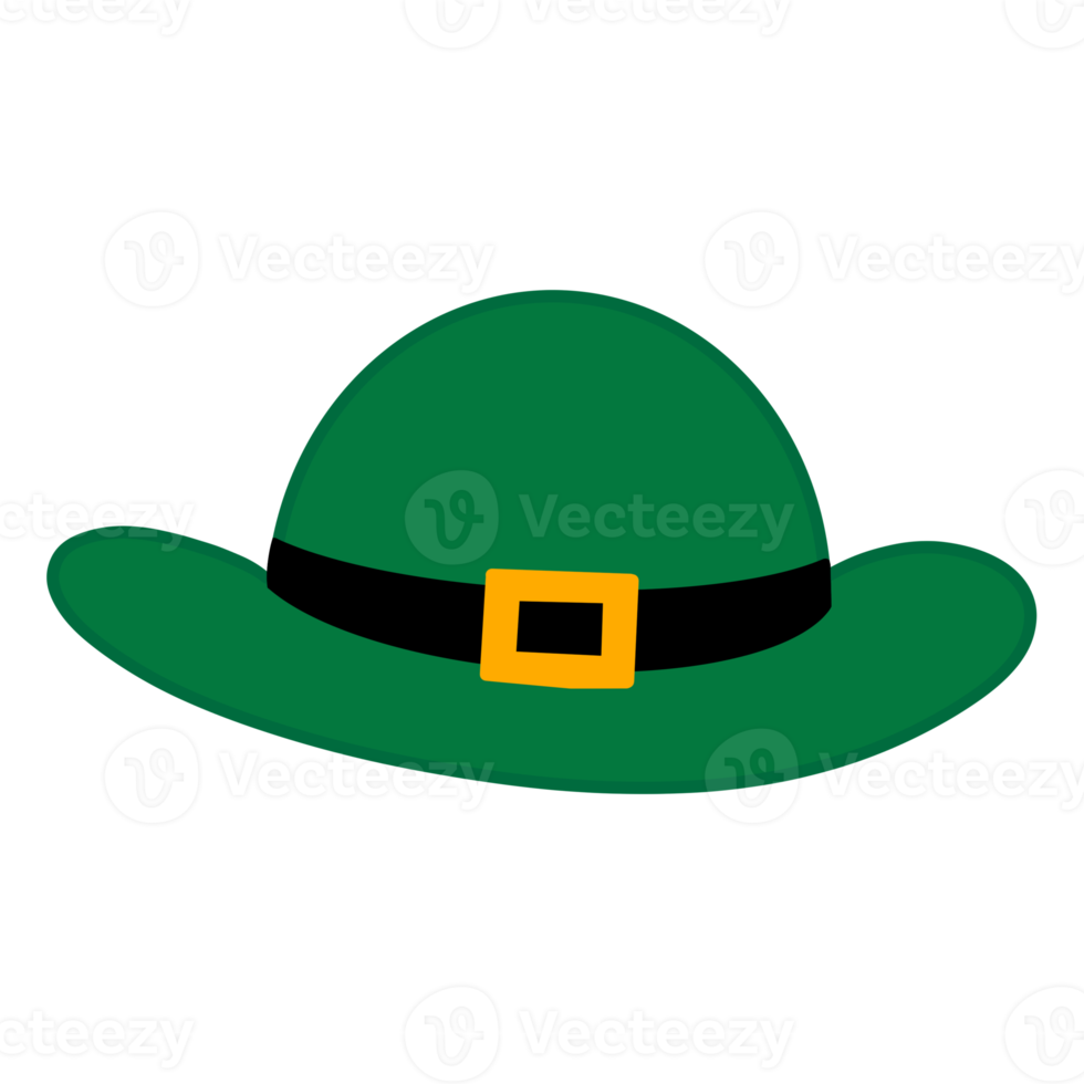 groen st Patrick dag hoed png