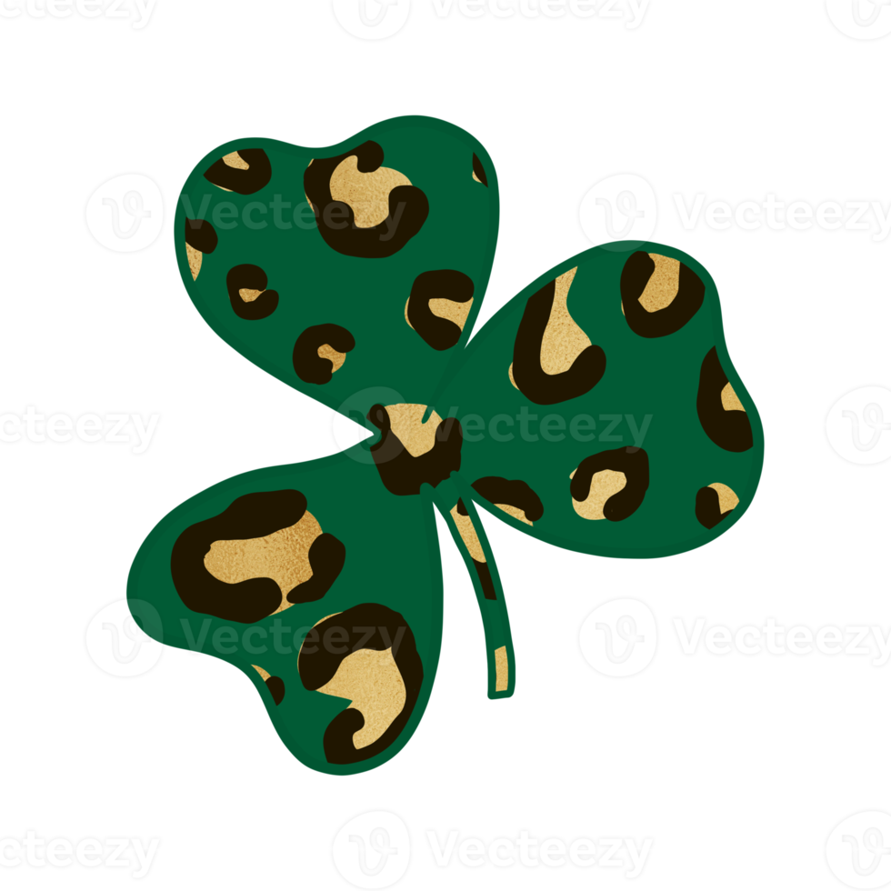 Leopard Print Clover png