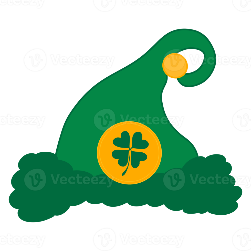 groen st Patrick dag hoed png