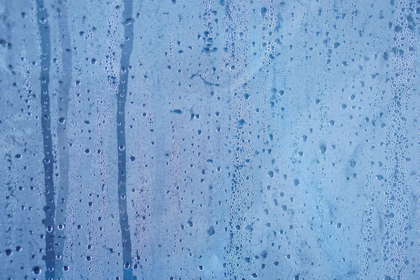 water droplet background on plastic photo