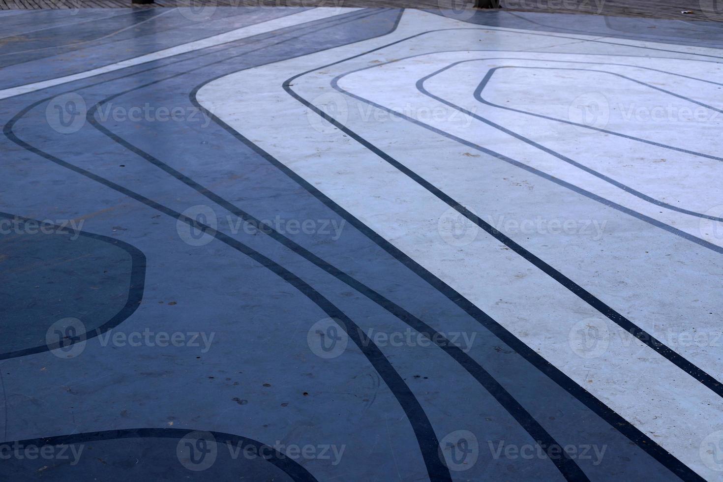 Road for pedestrians in a city park in northern Israel. photo