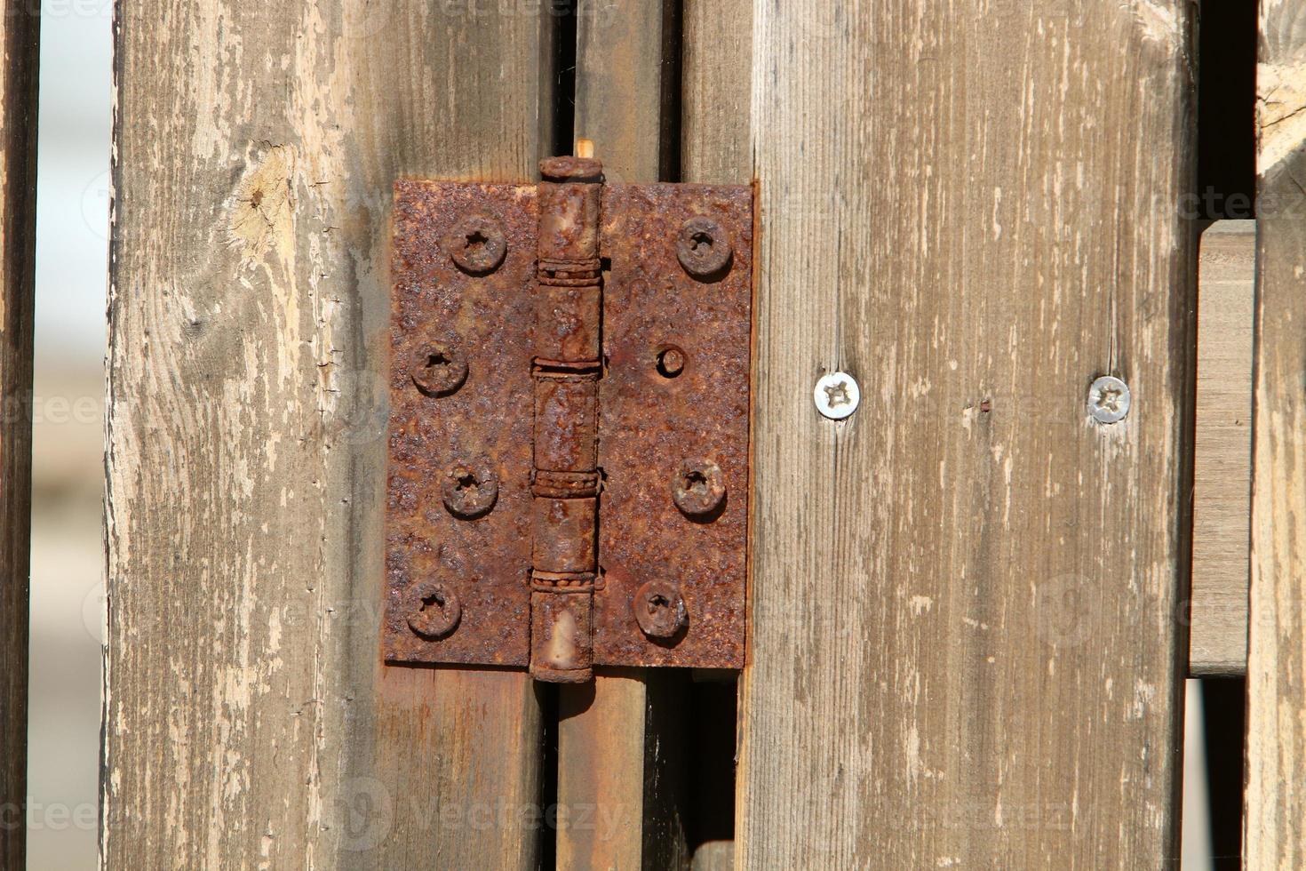 Texture of old and rusty iron. photo