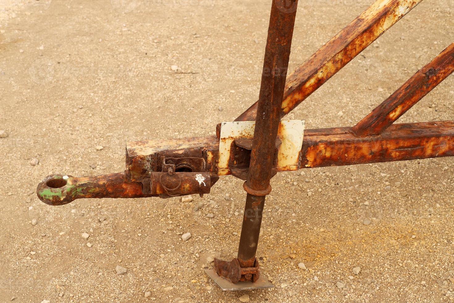 Texture of old and rusty iron. photo