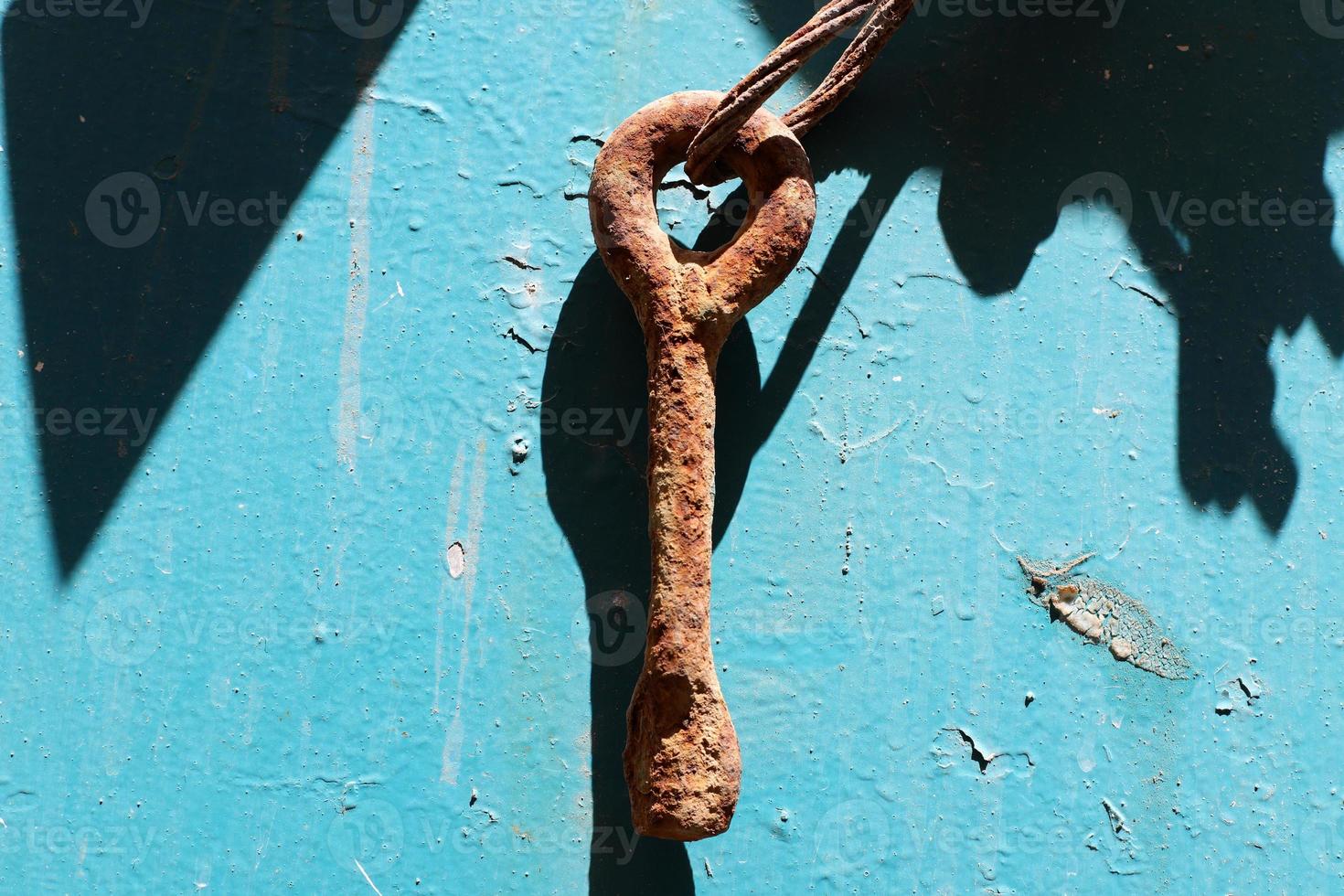 textura de hierro viejo y oxidado. foto