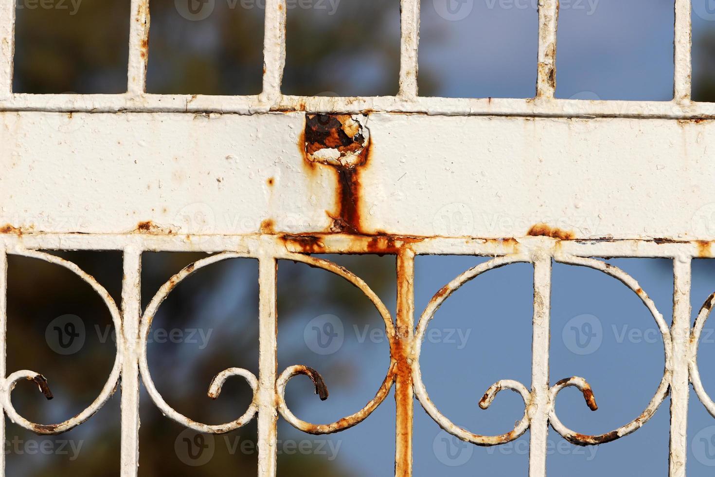 Texture of old and rusty iron. photo