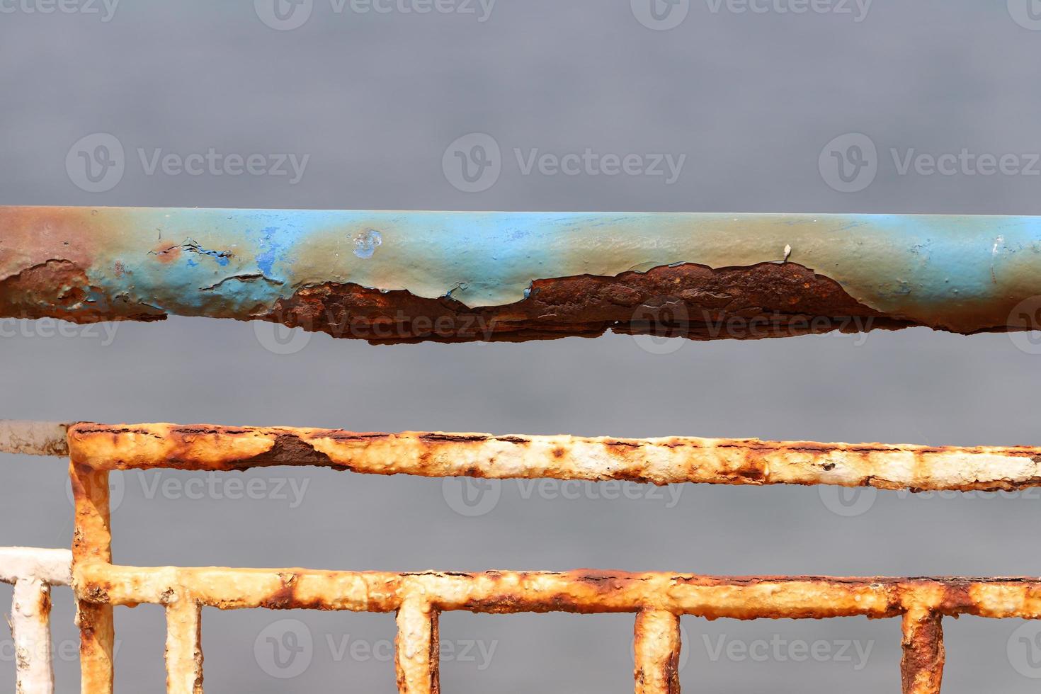 Texture of old and rusty iron. photo
