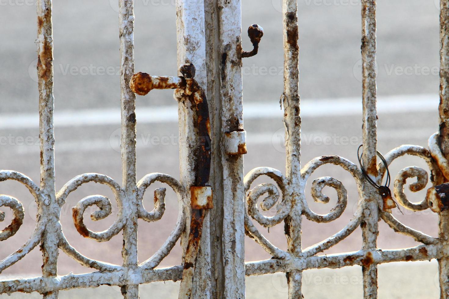 Texture of old and rusty iron. photo