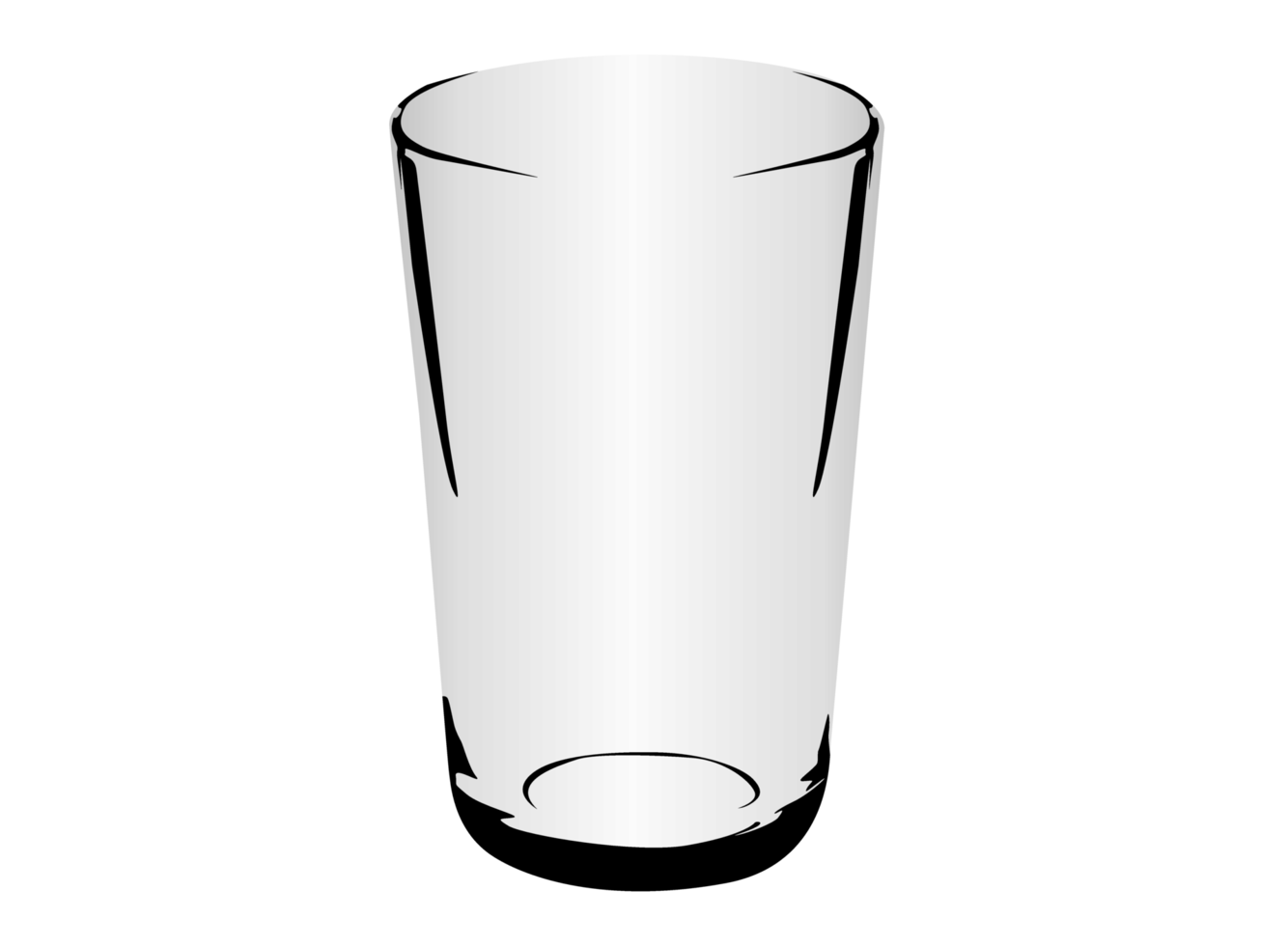 vaso transparente png