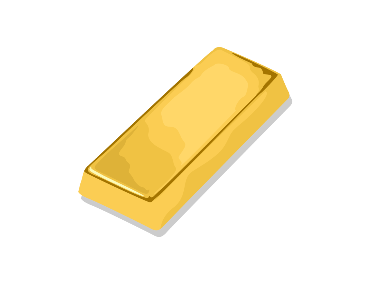 Glänzende Goldbarren png