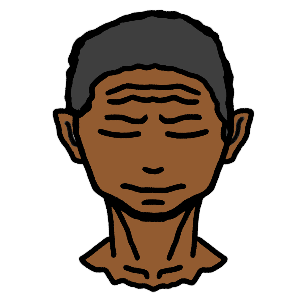 male cartoon character face png