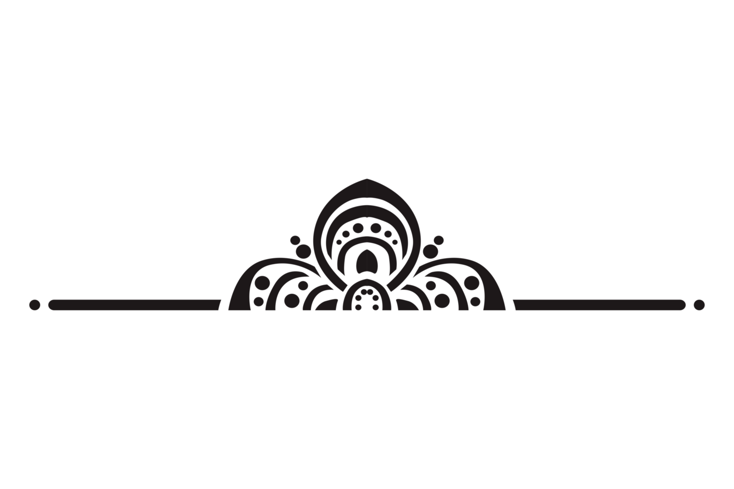 Ornament Border Design for Decoration png