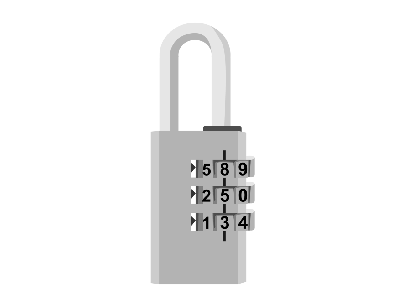 Padlock Object PNG