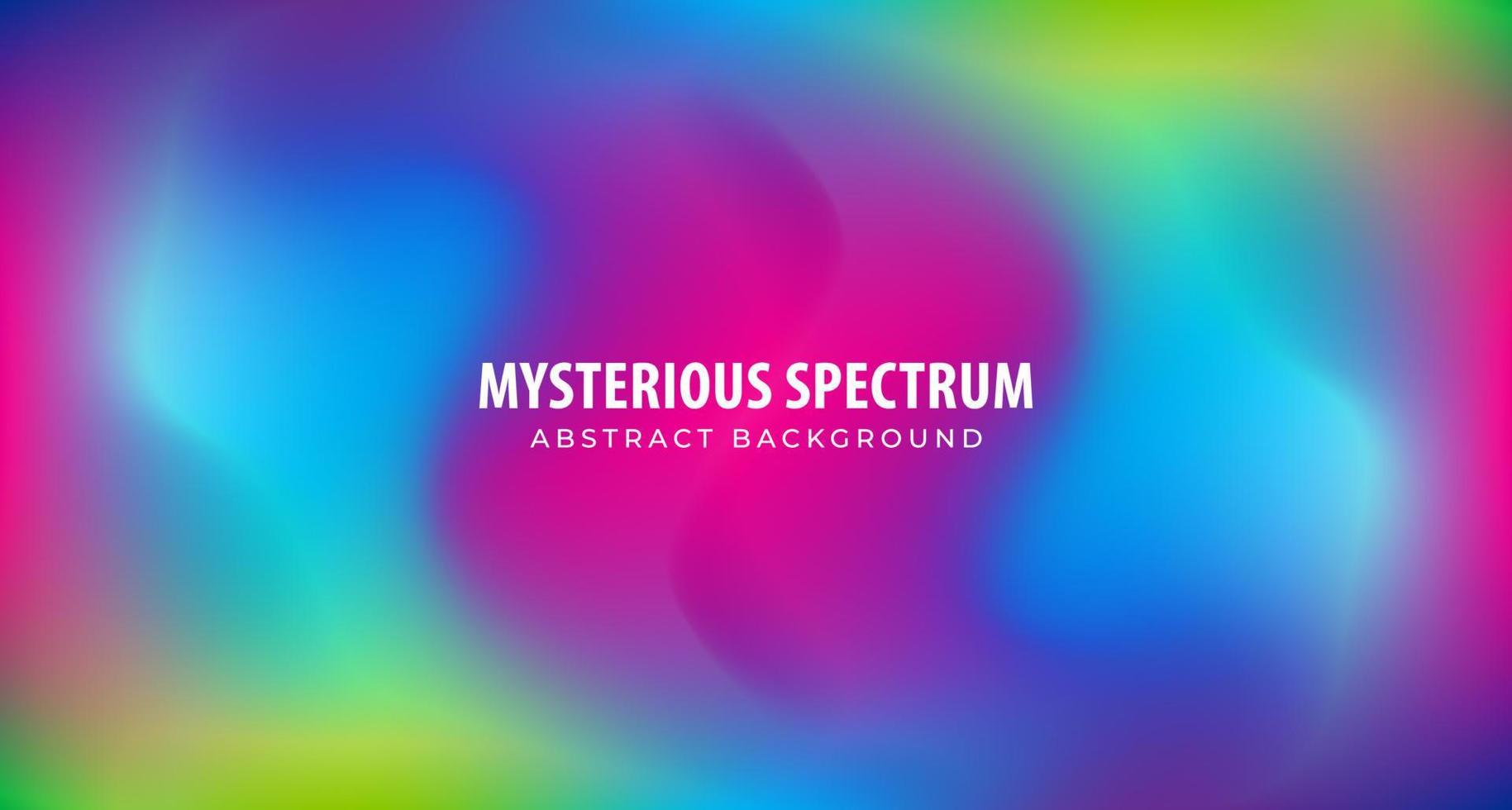 Mysterious Calm Spectrum vector illustration. Blurred multicolour gradient. Abstract Aura background design for wallpaper, backdrop banner, poster, cover, flyer, presentation, advertising etc