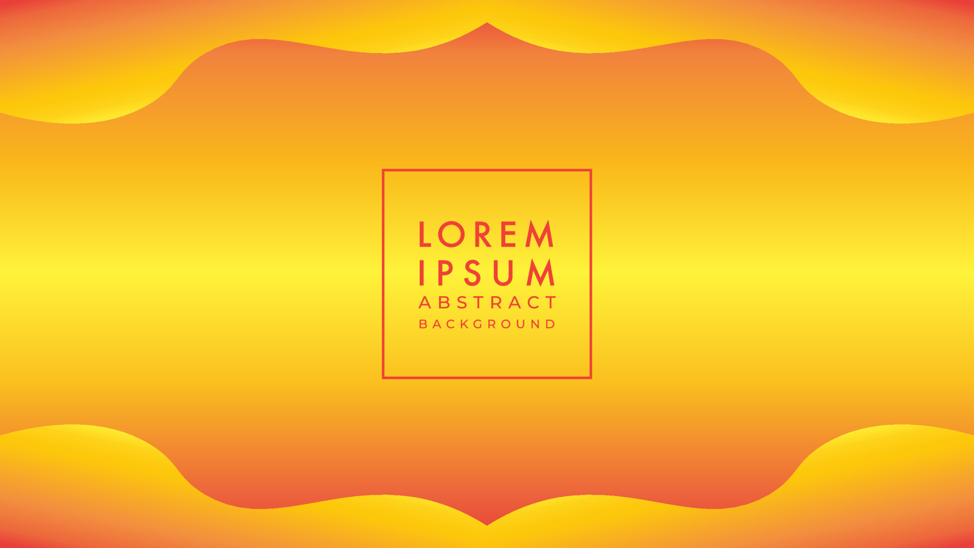 Golden wavy shape vector illustration. Abstract background design