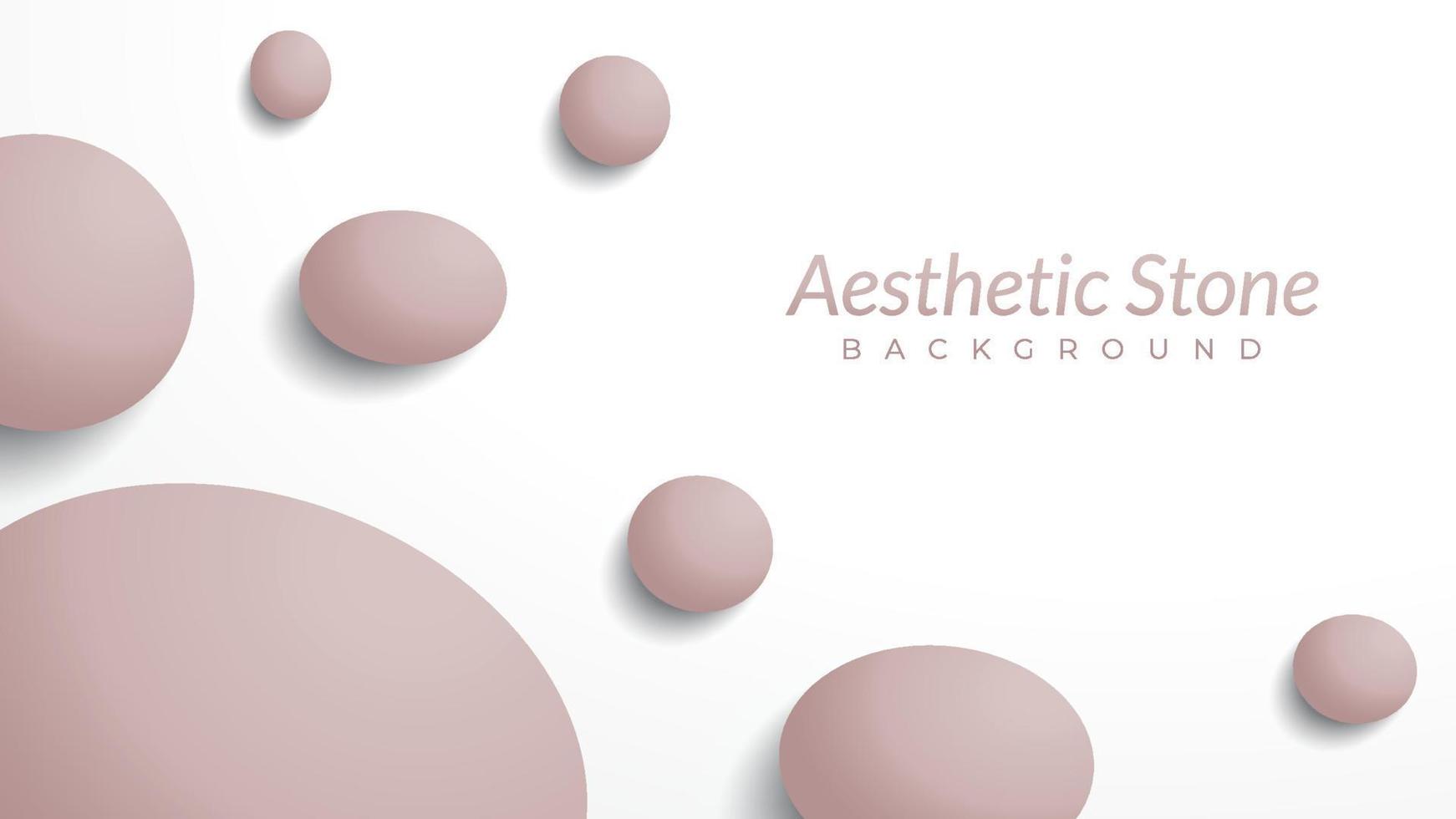marble stones vector illustration. aesthetic background design template with blank space. oval shape like an egg. simple and minimal. luxury, elegant, bright, white, pink. pastel color gradation.