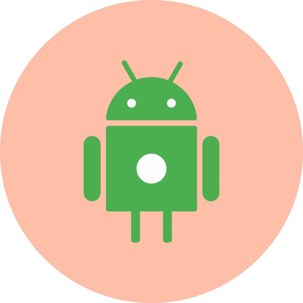 icono de vector de Android