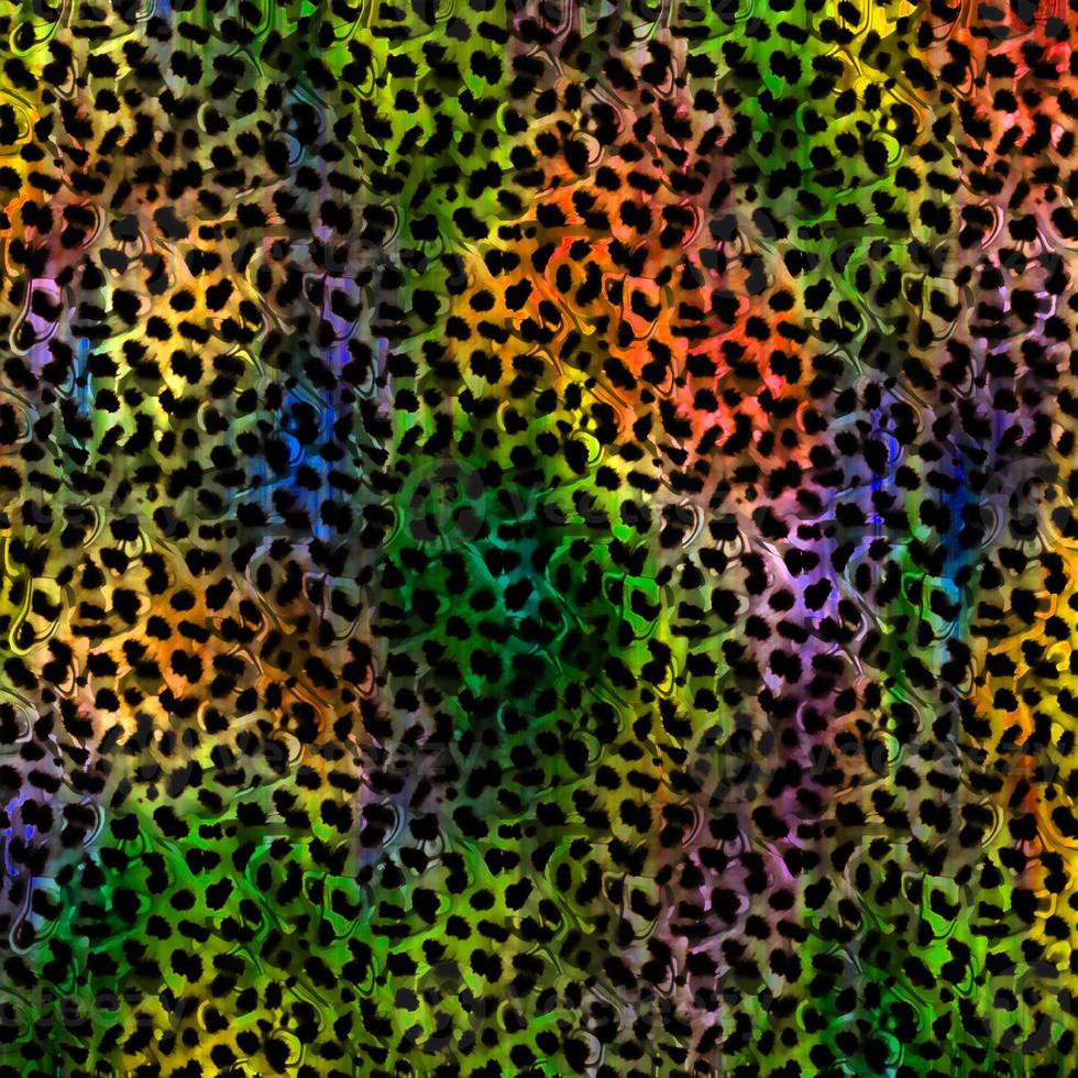 Abstract leopard design background,Colorful animal skin texture,Textile leopard design fabric photo