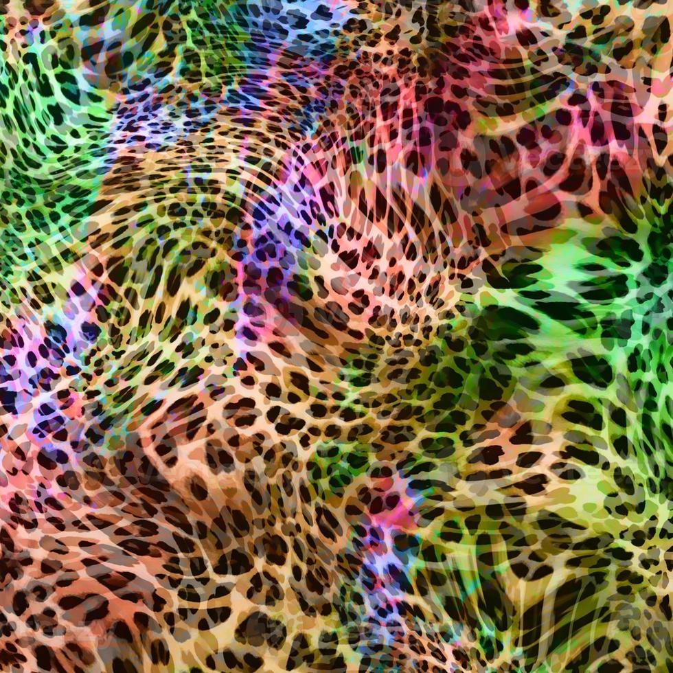 Abstract leopard design background,Colorful animal skin texture,Textile leopard design fabric photo