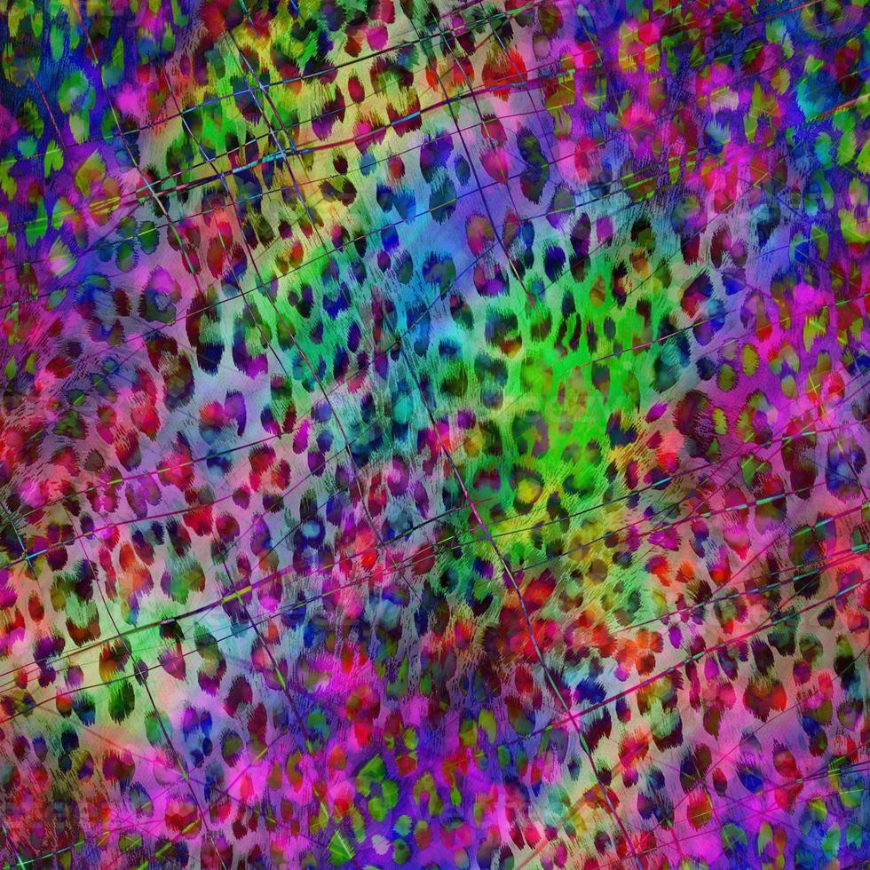Abstract leopard design background,Colorful animal skin texture,Textile leopard design fabric photo