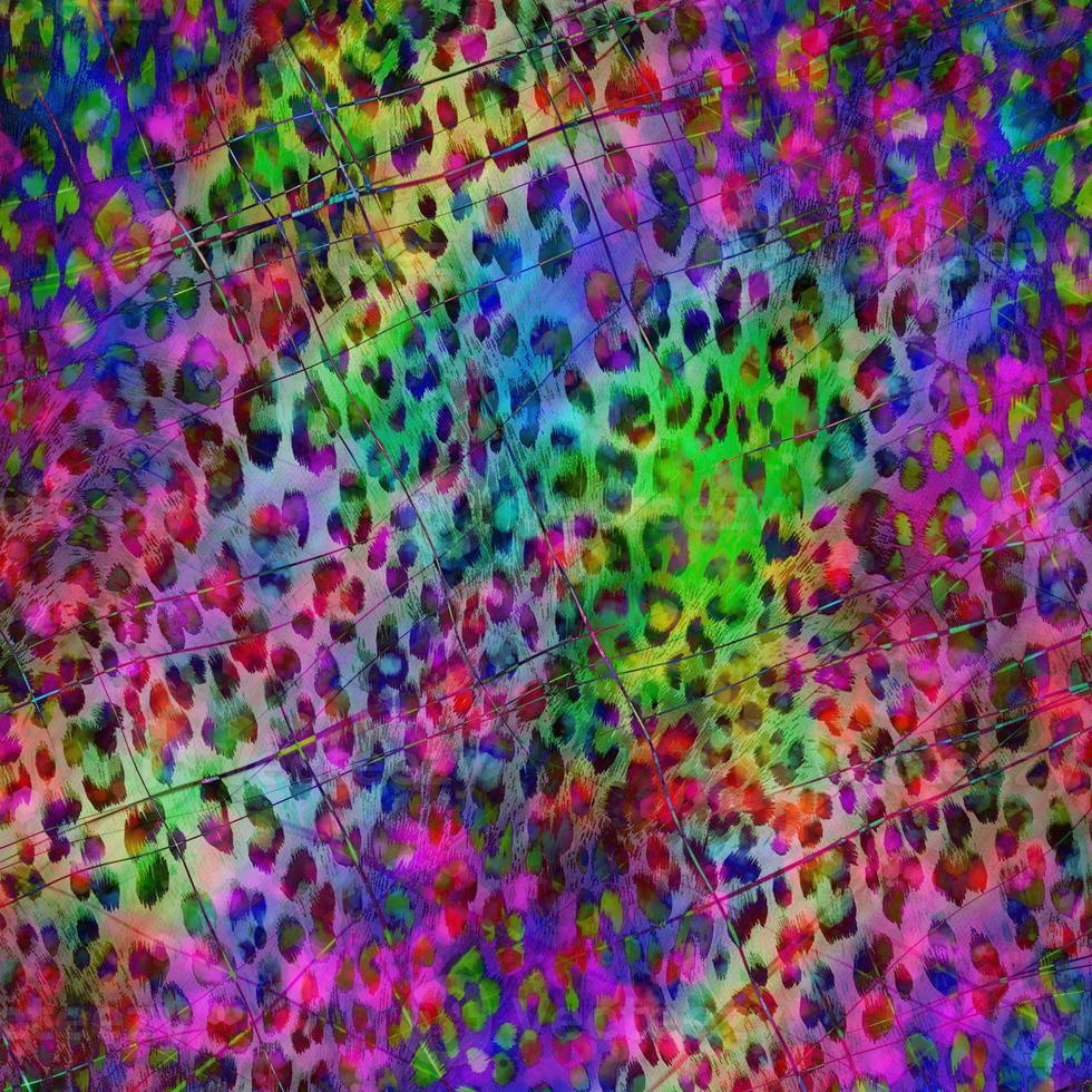 Abstract leopard design background,Colorful animal skin texture,Textile leopard design fabric photo