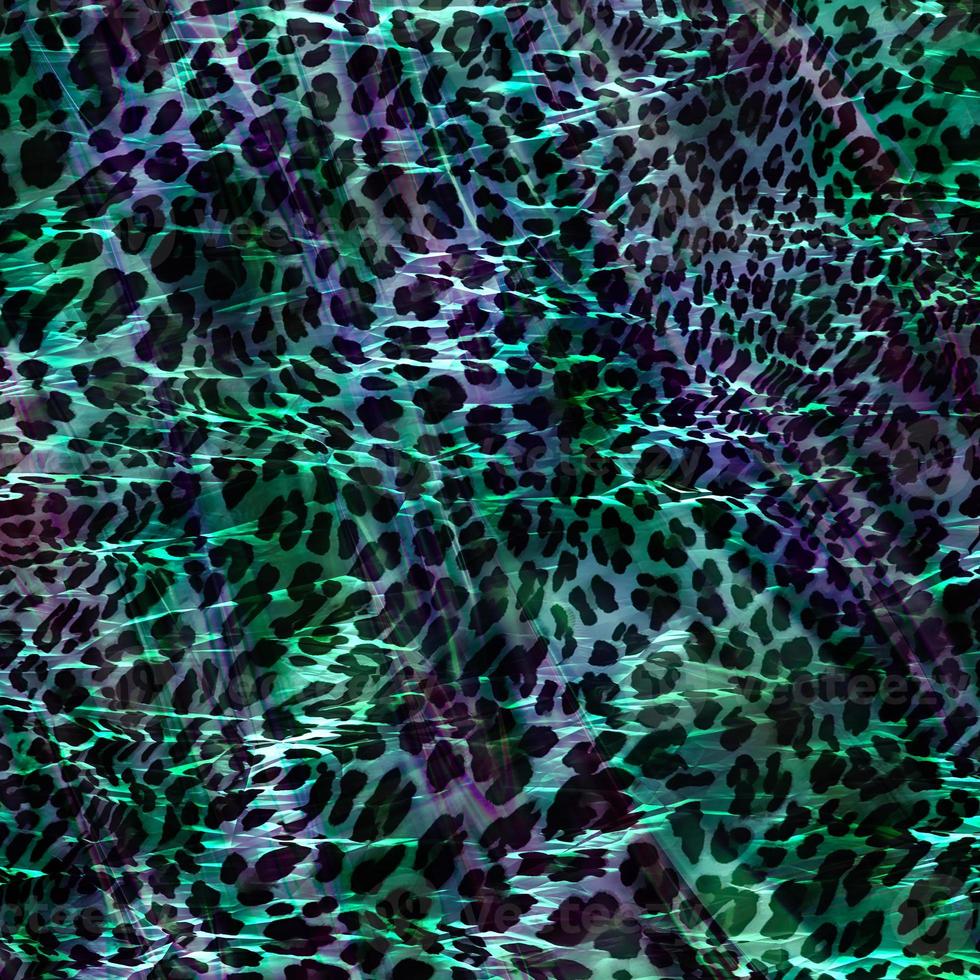 Abstract leopard design background,Colorful animal skin texture,Textile leopard design fabric photo