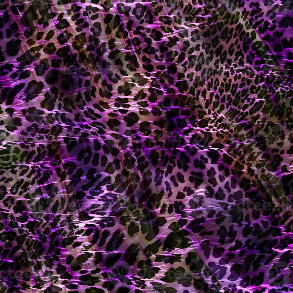 Abstract leopard design background,Colorful animal skin texture,Textile leopard design fabric photo