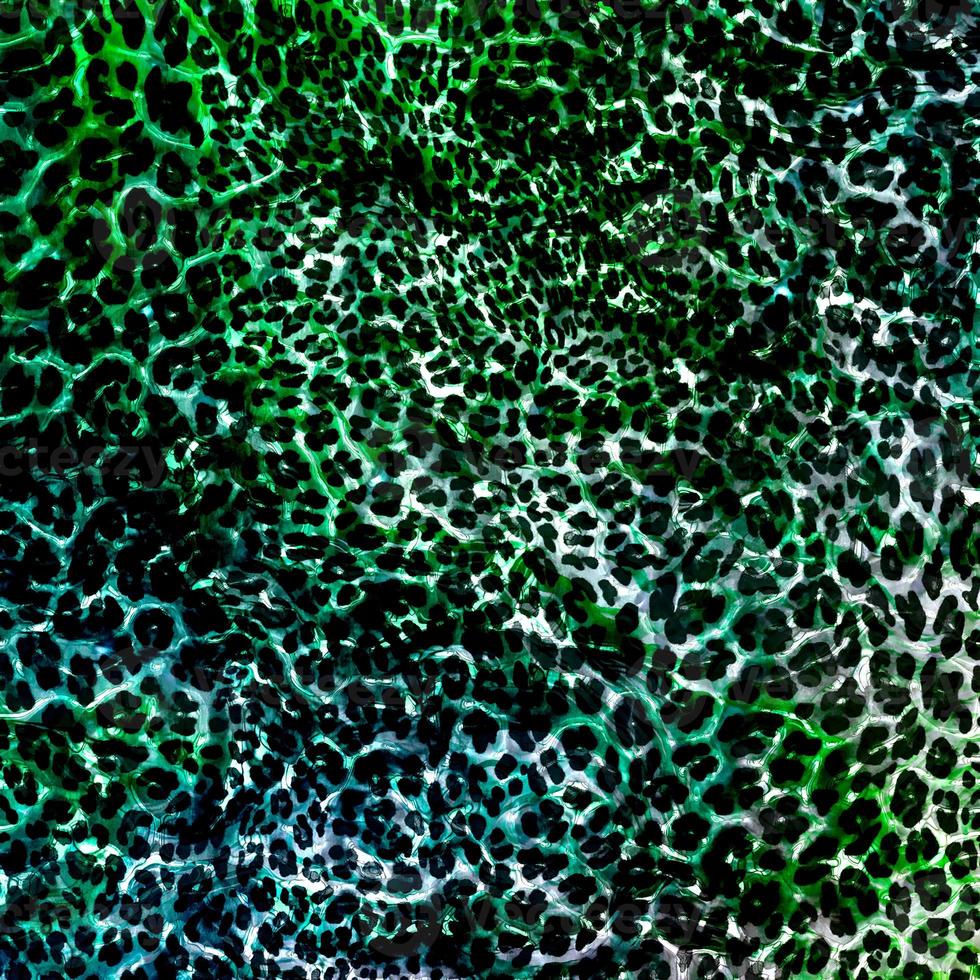 Abstract leopard design background,Colorful animal skin texture,Textile leopard design fabric photo