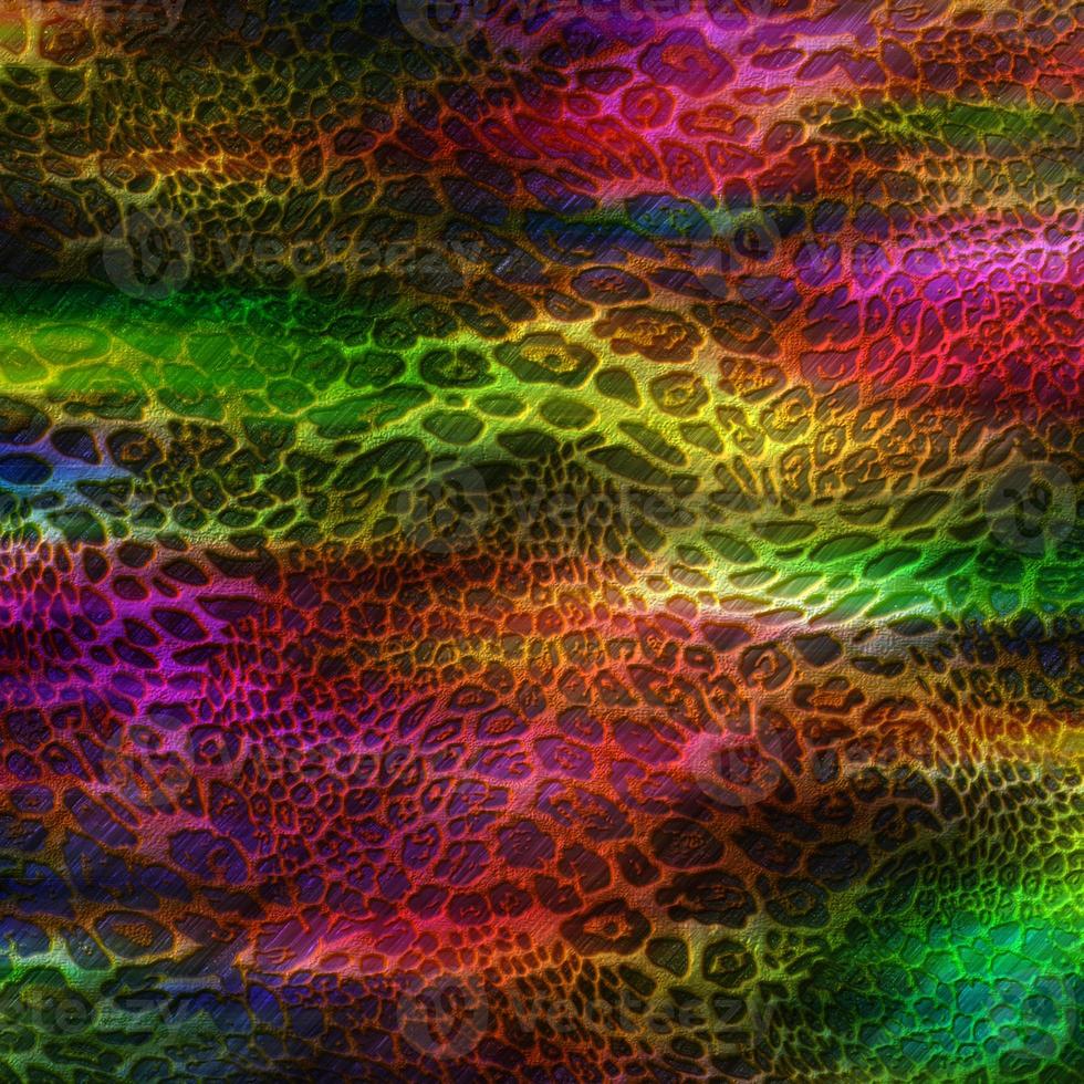 Abstract leopard design background,Colorful animal skin texture,Textile leopard design fabric photo