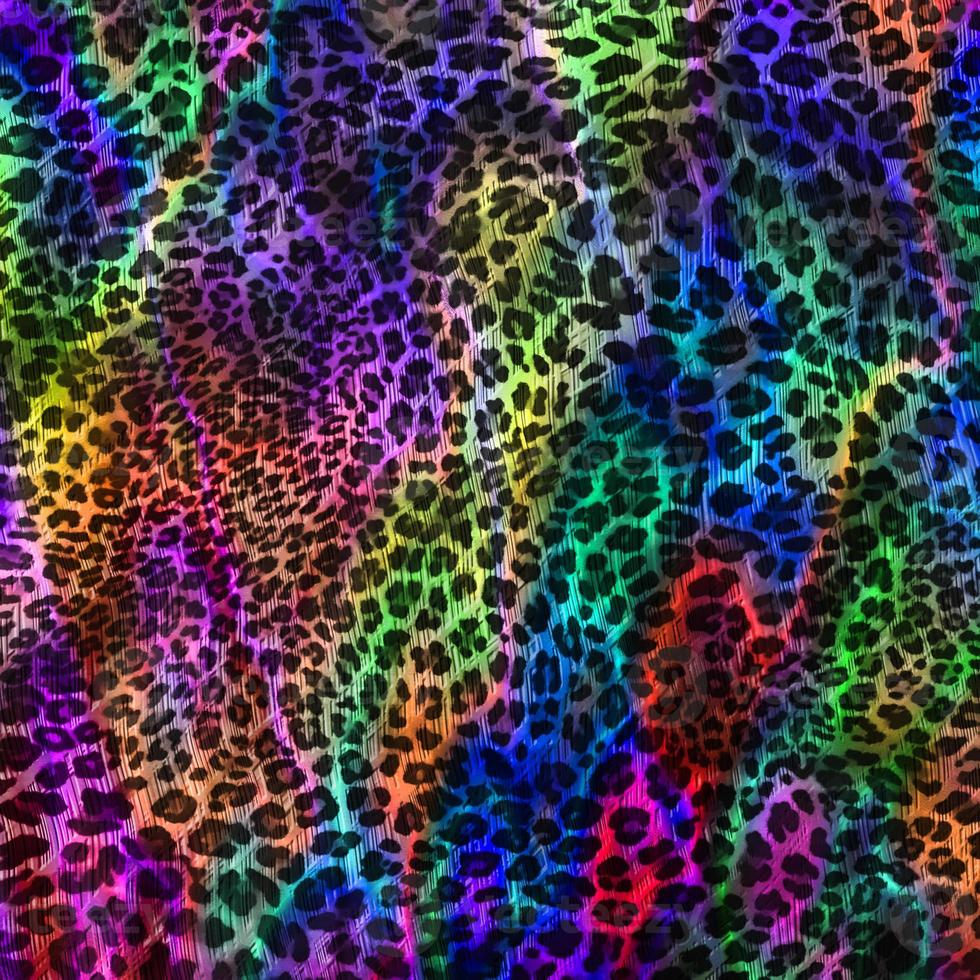 estilo abstracto de patrón de piel de leopardo, tela textil y de moda, textura de estilo vintage, fondo de piel animal, patrón de estampado textil diseñado por leopardo, diseño abstracto de textura de leopardo foto