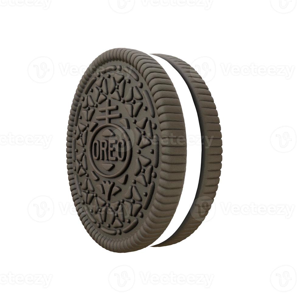 BANGKOK, Thailand - December 23, 2022 3D rendering side oreo clo photo