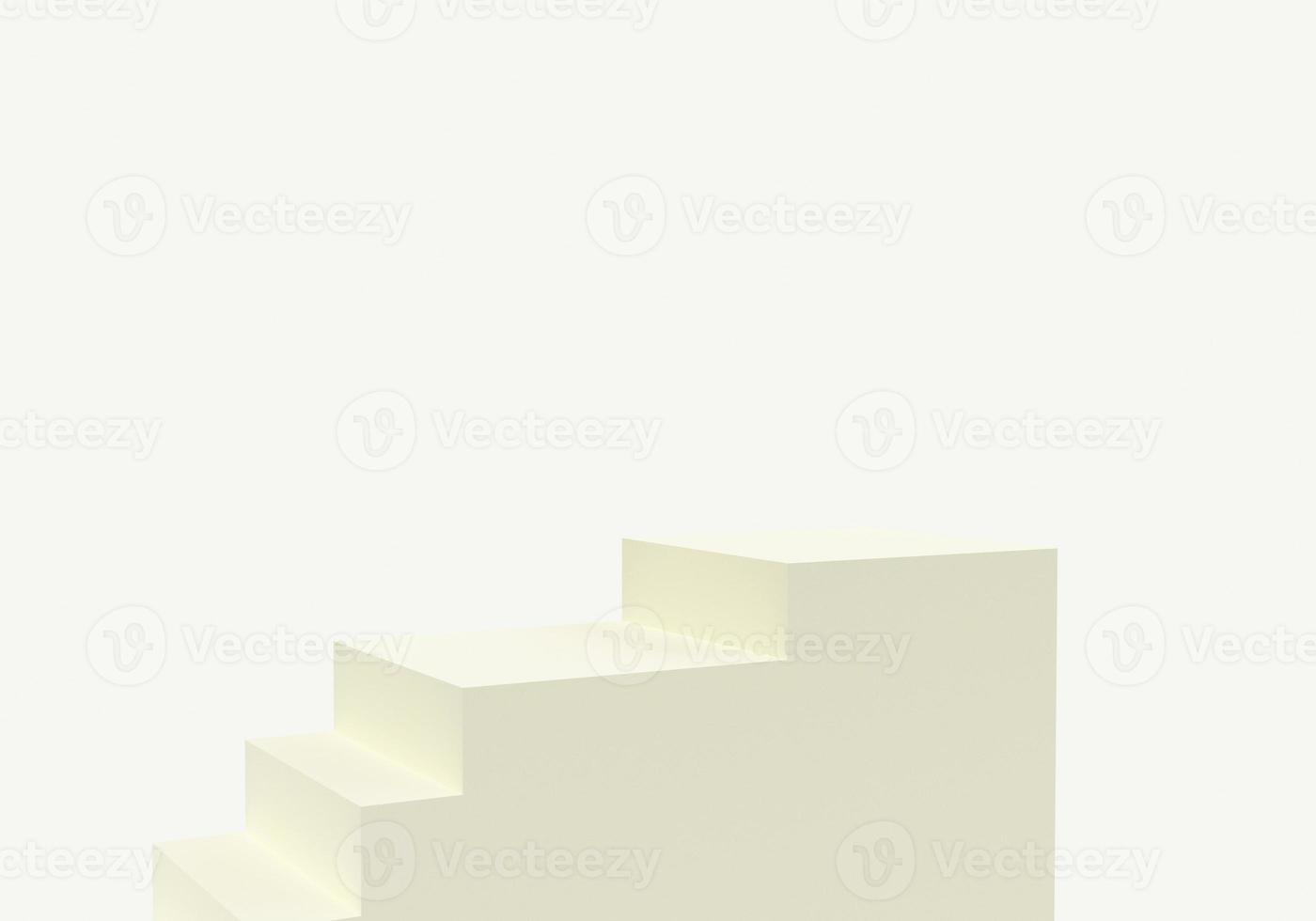 Abstract minimal background. Green steps, stairs on green background. Blank pedestal, empty podium. Architectural element, Isolated object, primitive shape. Product showcase, shop display. photo