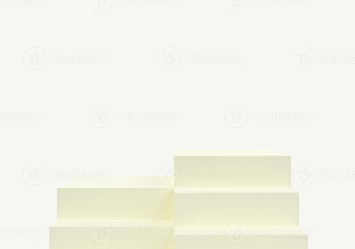 Abstract minimal background. Green steps, stairs on green background. Blank pedestal, empty podium. Architectural element, Isolated object, primitive shape. Product showcase, shop display. photo