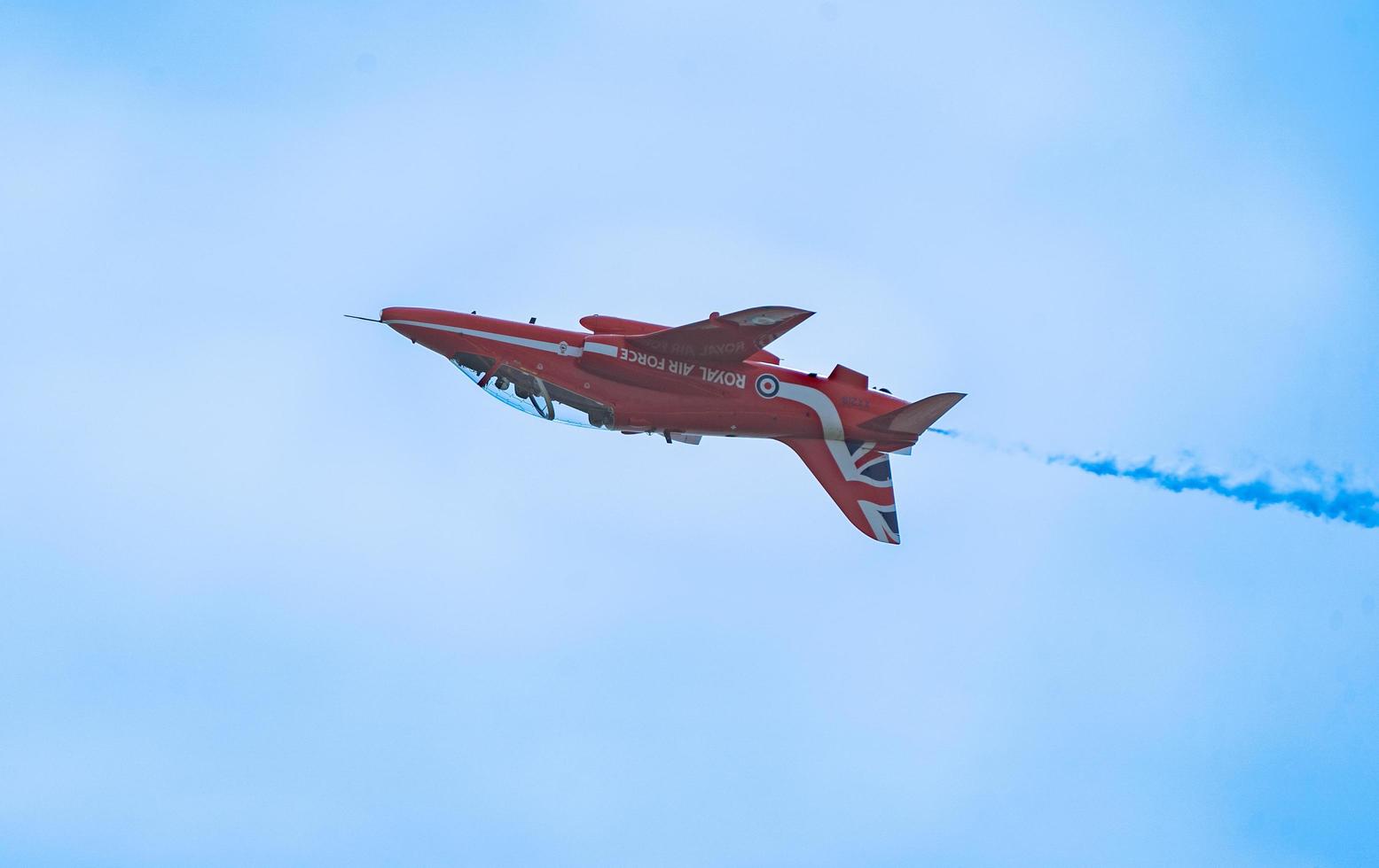 raf flechas rojas festival aéreo de bournemouth 2022 foto