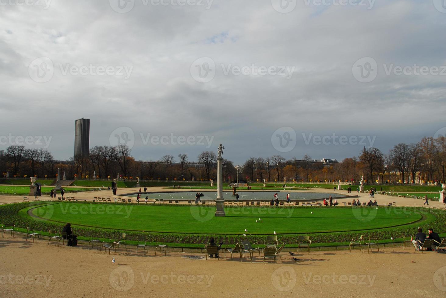 jardín de luxemburgo en parís, francia. foto